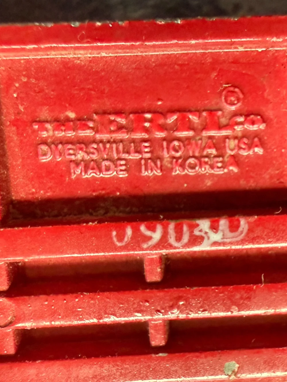 Vintage ERTL Case IH 2594 1/64 Tractor with Front Loader & Red Trailer Set